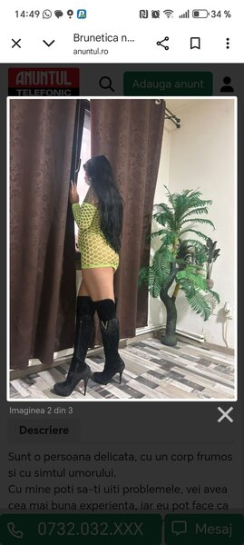 Bruneta sexy, noua in oras.